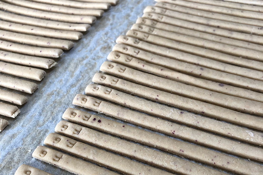 番号入りビスケット