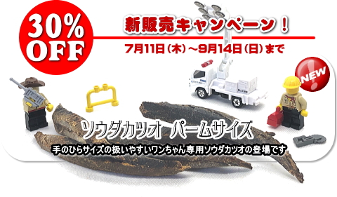 【新発売】ソウダカツオ パームサイズ